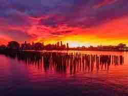 Red Dawn - Princes Pier, Victoria