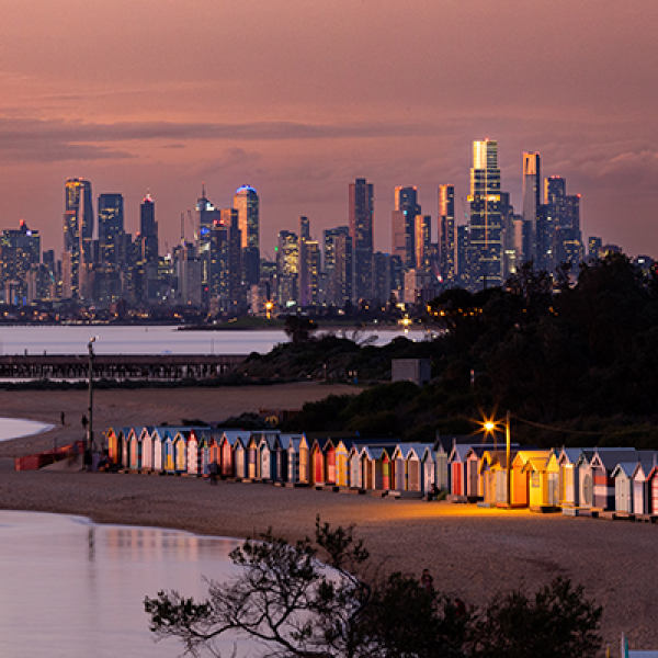 Brighton Bathing Boxes - Melbourne, VIC