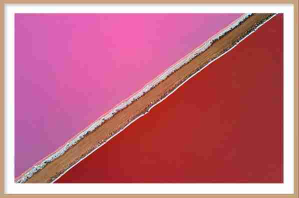 Diagonal Salts - Hutt Lagoon, Western Australia - Image 3